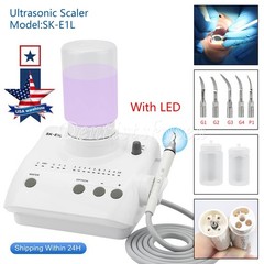 LED Ultrasonic Dental Scaler Household Pet Cleaning Set 2* Bottle and 5*tips