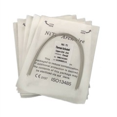 20Packs Dental Orthodontic Heat Thermal Activated Niti Rectangular Arch Wires
