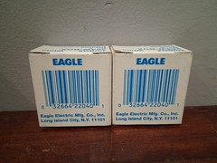 40-PK INSULATED STAPLES White No. 5 EAGLE NEW # 264W-BOX (2 Boxes)