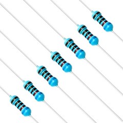 100pcs 1/4W 0.25W 6.2K Ohm 6k2 Metal Film Fixed Resistor 0.01 1 Tolerance