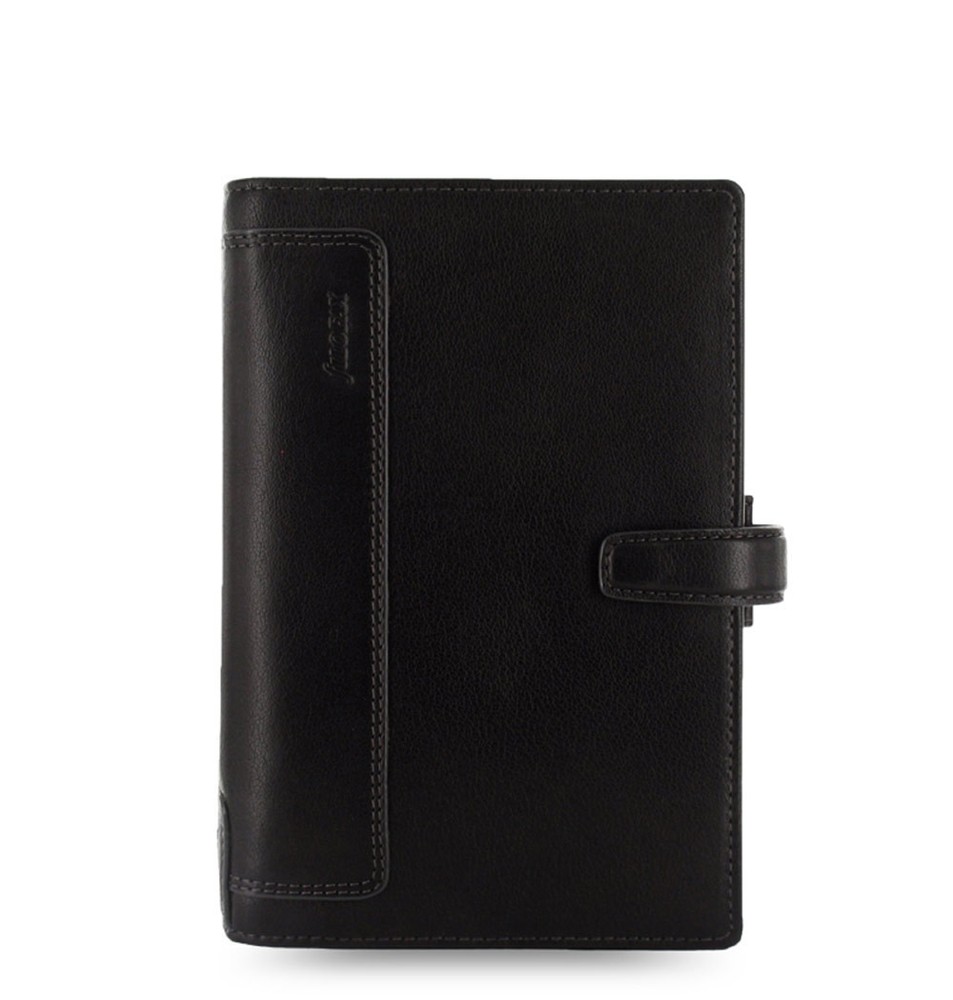 Filofax Personal Size Holborn Organiser Planner Diary Leather Black -025116 Gift