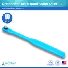 Orthodontic Molar Band Seater Molar Bite Stick Set of 10 ARTMAN