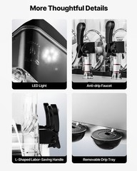 VEVOR Commercial Slushy Machine 15Lx3 Tank Margarita Smoothie Frozen Drink Maker