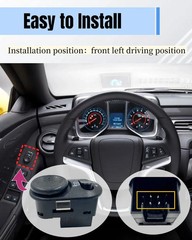 1 Power Mirror Control Left Switch LH Driver Side For 2010-2015 Chevrolet Camaro