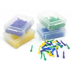 400* Dental Perforated Interdental Wedge with Hole Wave Shape Arc Concave Wedges