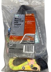Safety Works Manual Rope Grab With Lanyard, Connector, 6ft. 900 lbs {H}