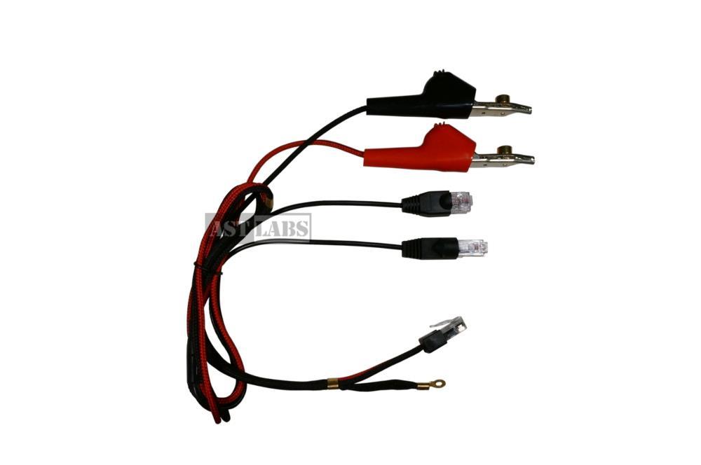 Line Cord RJ-11 to Alligator ABN/RJ45/RJ11 to RJ11 for Fluke, JDSU… (#998-028)