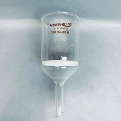 VWR Buchner Filter Funnel 350 ml Medium Porosity Fritted Disk