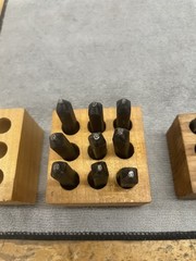 Young Bros Stamp Works 3/16” & Mark Rite 1/8” Steel Punch Numbers Sets
