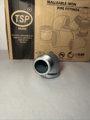Lot of 20 Ward 1-1/4″ Galvanized Malleable Iron 90 Degree Street Elbow Fitting