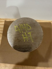 One Piece 4140 Hot Rolled Steel Bar Round Stock Heat Treated 3” OD x ~10”