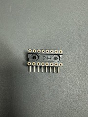 16 Pin Precision IC Socket DIP-16 Machine Pin Gold Plated Through Hole Lot of 20