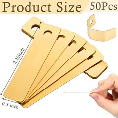 50 Pcs Brass Tags for Trapping Copper Tags Crab Trap Identification Tag Trapp…
