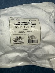 ASP MEDICAL ASP-564013 DISPOSABLE TOURNIQUET CUFF 34″ X 4″ 2-LINE Blue 3-10-33