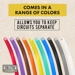 100 Ft 14 Gauge Wire – 10 Roll Assortment Pack Automotive Wiring Kit