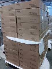 50-8000 Shipping Labels 8.5″ x 5.5″ Half Sheets Blank Self Adhesive 2 Per Sheet