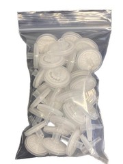 (37 Pc) Laboratory 25mm Syringe Filters w/ PES Glass Fiber 0.05um Membrane