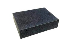 6″ X 8″ X 2″ Granite Surface Plate, Grade B, 0 Ledge