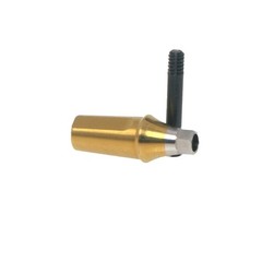 Titanium straight abutment Hiossen Osstem Mini D Ø4. 5 Hex Abutment Ti Grade TS
