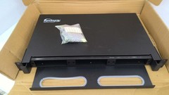 Dynacom 1U Rack Mount Fiber Optic Enclosure 13″L X 19″W X 1 3/4″ H