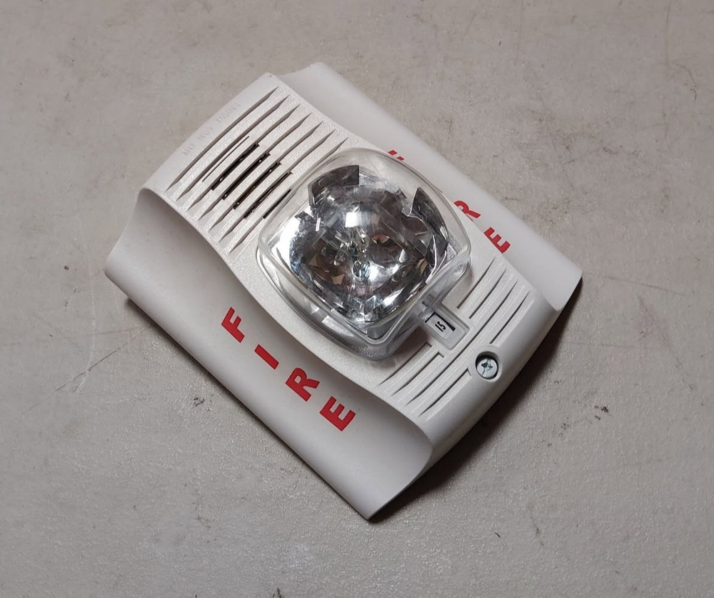 System Sensor Model P2W Fire Alarm Horn Strobe Wall White