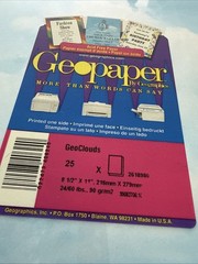 Vintage 3 Packs – Designer Printer Paper 25 Sheets #35740 Rainbow & Geo Clouds