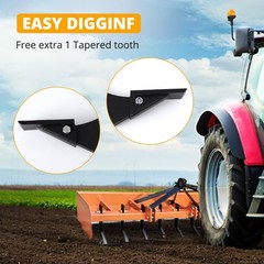 1PCS Box Blade Shank 18” Ripper Shank 4 Holes Box Scraper Shank Scarifier Shank