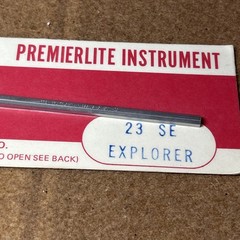 Vintage 23 SE Explorer USA Stainless Steel Instruments By Premier Premierlite