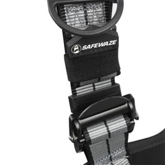 PRO+ Slate Gray Construction Harness with Quick Connect Chest & Legs Comfort Pad