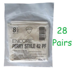 28 – Encore Perry Style 42PF Latex Powder-Free Surgical Gloves Sz 8.5 X-Comfort