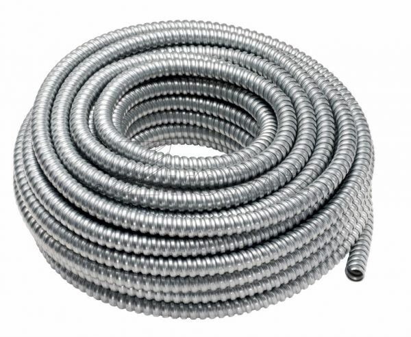 Topaz – Flexible Steel Metal Conduit Roll (Greenfield) – 3/8 in. x 100FT