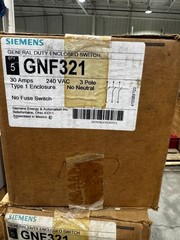 SIEMENS GNF321 30 Amp 240V 3 Phase NON Fusible Disconnect SAFETY SWITCH READ!!