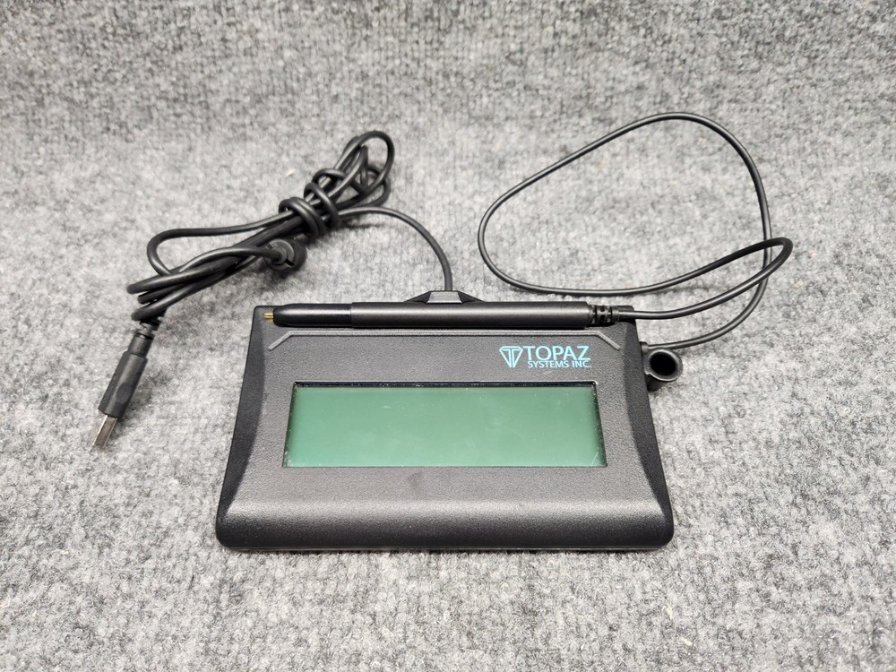 Topaz Systems T-LBK462-HSX-R 1×5 SignatureGem HSX LBK462 USB Signature Pad