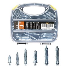 Zinc Plated Steel Molly Bolt Hollow Drive Wall Anchor Screws Set for Drywall