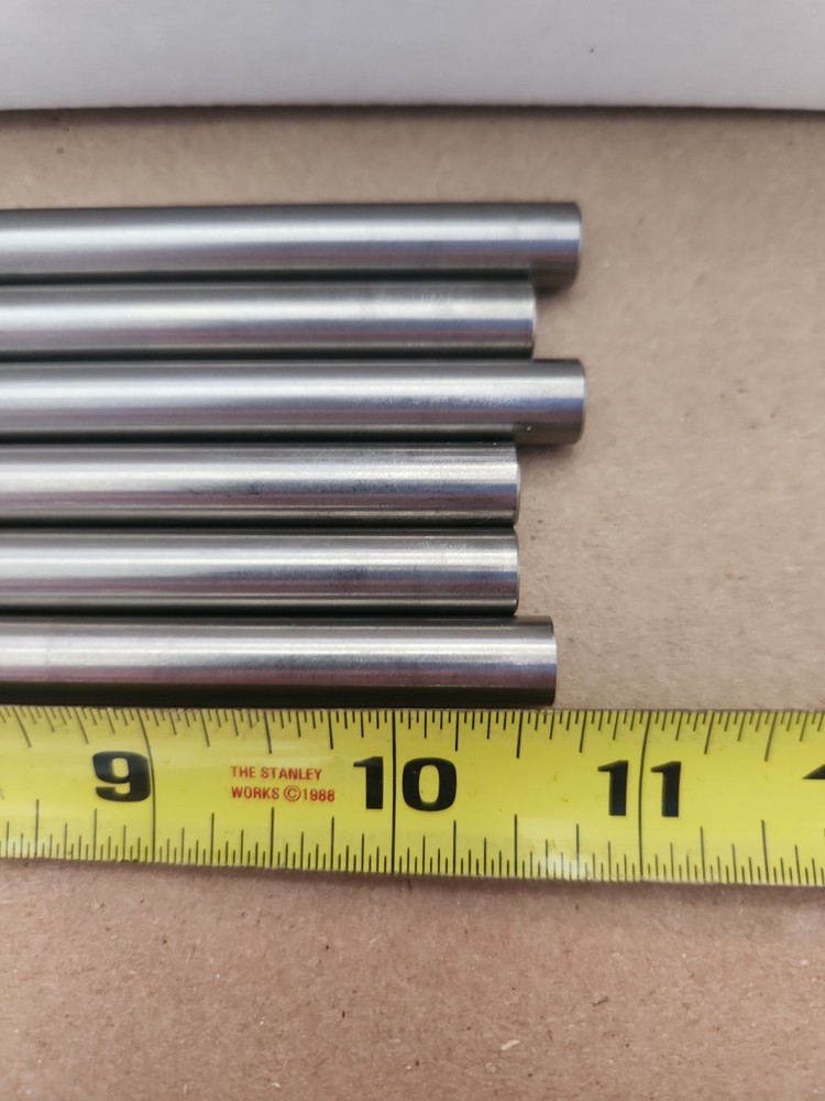 (Tag C84) .375″ Dia Titanium Rods, 10+” Long, 6 Rods, You Get All, Medical Grade