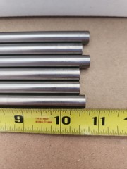 (Tag C84) .375″ Dia Titanium Rods, 10+” Long, 6 Rods, You Get All, Medical Grade