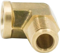 Legines 1/8 Inch Brass Street 90 Degree Elbow 1/8″ NPT 1/8, Pack Of 2,Brass