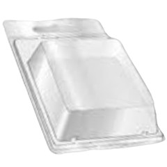x100 Clear Clamshell blister package hanging retail box pack usable 2.5″x 4″x1″