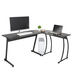 58″ L-Shaped Computer Desk Gameing Corner Desk PC Laptop Table Workstation Home