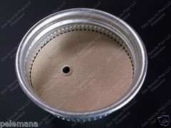 2pk 1-1/2″ Vented Metal Gas Can Cap w/ Cardboard Liner Eagle Briggs Stratton Lid