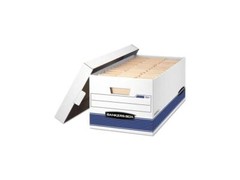 Fellowes 1270101 Stor/File Extra Strength Storage Box, Letter, Lift-Off Lid, Kft