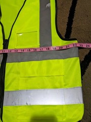 Hi Visibility Reflective Yellow Safety Vest with ID POCKET (Small to 2XL)