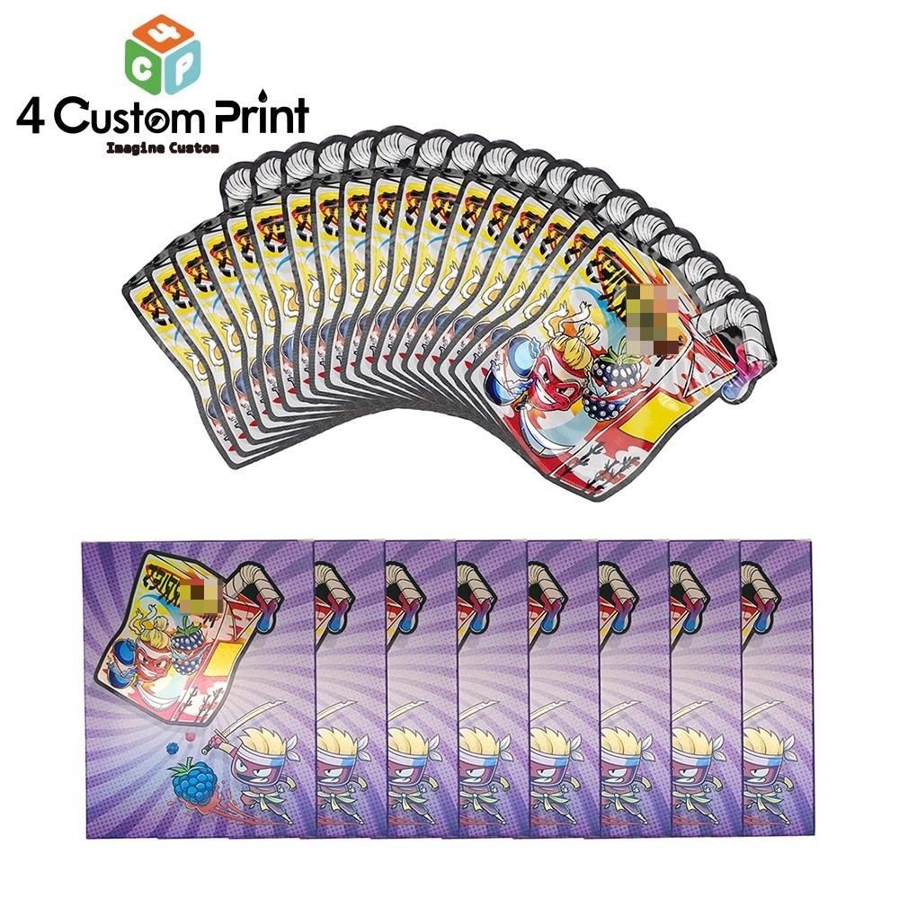 25 Sets Foil Mylar Bags Smell Proof Resealable Zip Seal Pouch 3.5g For Candy