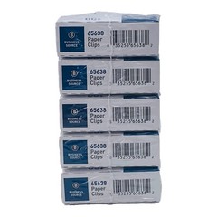 20 Boxes Regular Paper Clips Size 1, 100 Steel Paper Clips Per Box