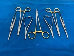 Lot of 7 Pcs Hu-Friedy V. Mueller SU16062 Mayo-Hegar Needle Holders NH5024SIM