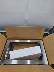HUBERT 77886 Stainless Steel 3-Box Disposable Glove Dispenser 15-3/4″ L