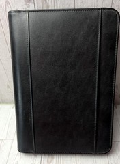 Franklin Covey 365 7 Ring Planner Binder Zip Around 10 X 8 Faux Leather Filled