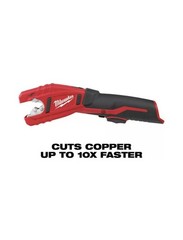 Milwaukee 2471-20 M12 12V Lithium-Ion Cordless Copper Tubing Cutter – Red