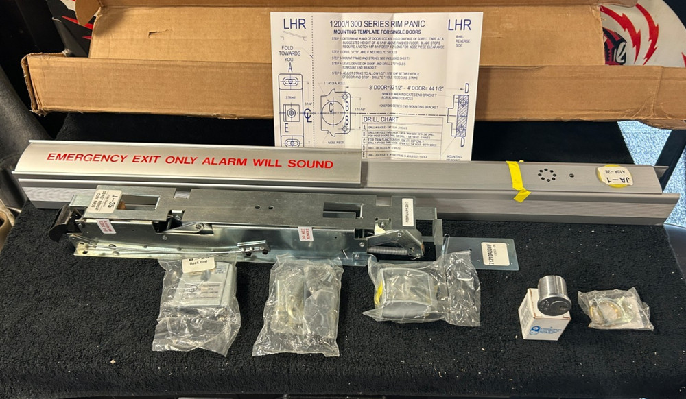 Pannex Commercial Push Bar Exit Device, Panic BAR with “Alarm & FREE SHIPPING”