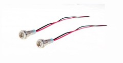 2 Pack Procraft 6mm 115v LED Indicator Lamp Clear 6ZSD.X-115-C